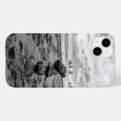 Coques Case-Mate iPhone Plage de Reynisfjara Cairn (Verso (horizontal))