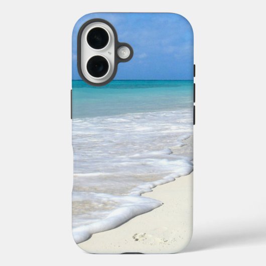 Coques Case-Mate iPhone Plage de sable blanc Surf doux (Verso)
