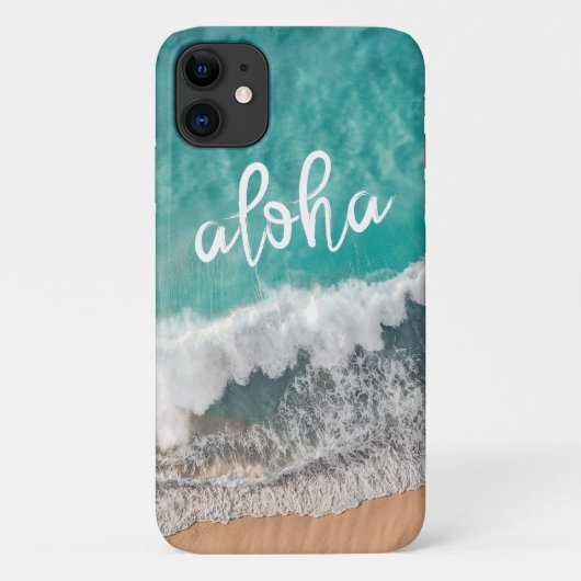 Coques Case-Mate iPhone Plage de sable tropical Aloha avec la mer turquois (Dos)