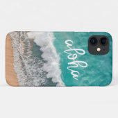 Coques Case-Mate iPhone Plage de sable tropical Aloha avec la mer turquois (Dos (Horizontal))