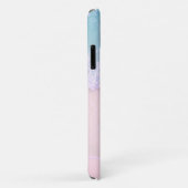 Coques Case-Mate iPhone Plage de sable tropical avec Monogramme de mer Tur (Dos/Droite)