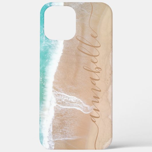 Coques Case-Mate iPhone plage de sable tropical méditation océanique perso (Verso)
