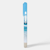 Coques Case-Mate iPhone Plage de sable Tropical Personnalisée Moderne (Verso / Gauche)