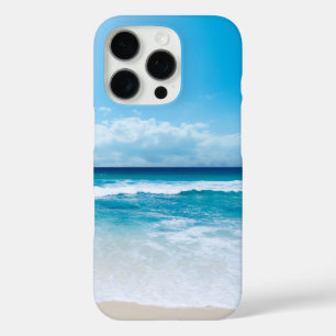 Coques iPhone 16 Pro Plage de sable tropicale moderne
