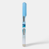 Coques Case-Mate iPhone Plage de sable tropicale moderne (Verso / Droite)