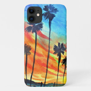 Case-Mate iPhone Case Plage de Sunset Palm Tree art surf