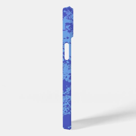 Coques Case-Mate iPhone Plage de surf abstrait bleu vert (Verso / Droite)