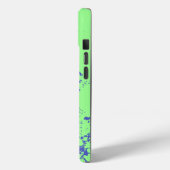 Coques Case-Mate iPhone Plage de surf abstrait bleu vert (Verso / Gauche)