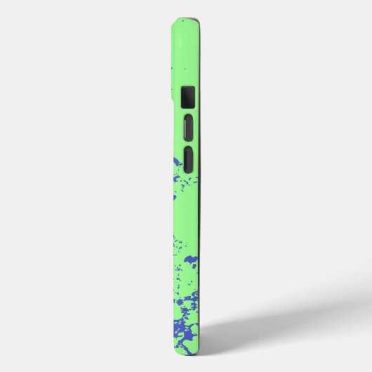 Coques Case-Mate iPhone Plage de surf abstrait bleu vert (Verso / Gauche)