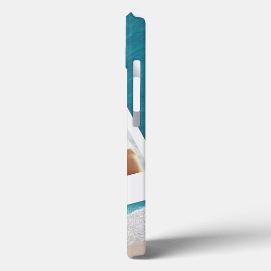 Coques Case-Mate iPhone Plage de texte de script personnalisé (Verso / Gauche)