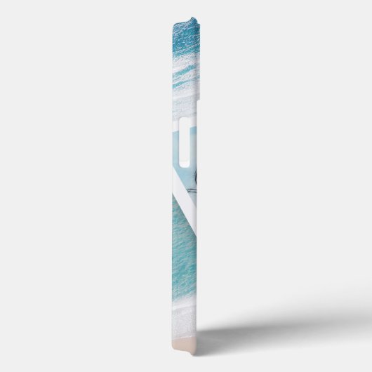 Coques Case-Mate iPhone Plage de texte de script personnalisé (Verso / Droite)