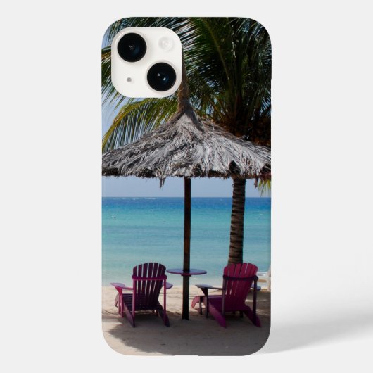 Coques Case-Mate iPhone Plage des Caraïbes (Verso)