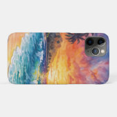 Coques Case-Mate iPhone Plage des palmiers coucher de soleil Hawaï (Dos (Horizontal))