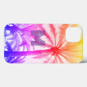 Coques Case-Mate iPhone plage d'été MONOGRAM RETRO IPHONE coucher de solei (Verso (horizontal))