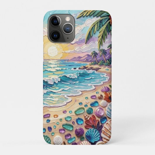 Coques Case-Mate iPhone Plage d'Impasto et coucher et lever de soleil sur (Dos)