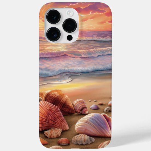 COQUES Case-Mate iPhone PLAGE ENSOLEILLÉE AVEC BALEINES COLORÉES (Verso)