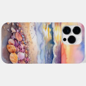 COQUES Case-Mate iPhone PLAGE ENSOLEILLÉE AVEC BALEINES COLORÉES (Verso (horizontal))