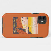 Coques Case-Mate iPhone Plage et cerfs-volants - Moclips, Washington (Dos (Horizontal))