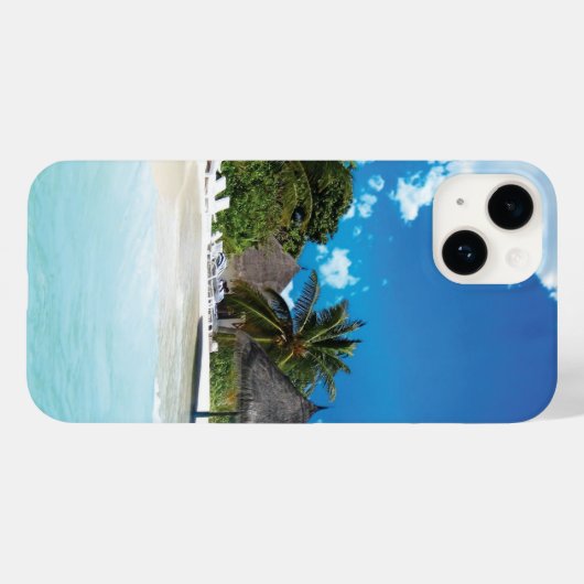 Coques Case-Mate iPhone Plage exotique (Verso (horizontal))