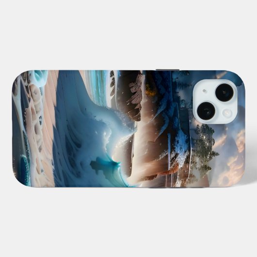 Coques Case-Mate iPhone Plage Front Ocean Waves Paysage 1 (Verso (horizontal))