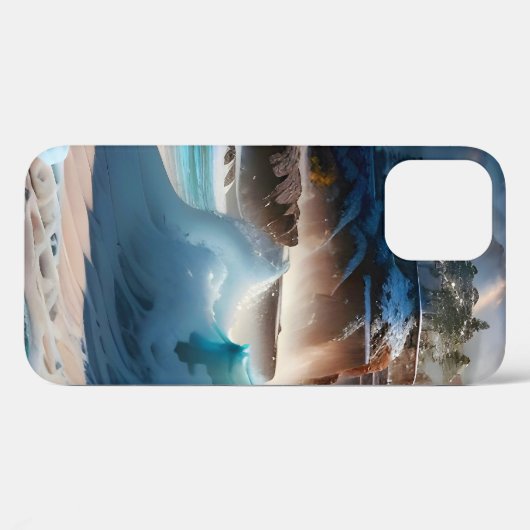Coques Case-Mate iPhone Plage Front Ocean Waves Paysage 1 (Verso (horizontal))