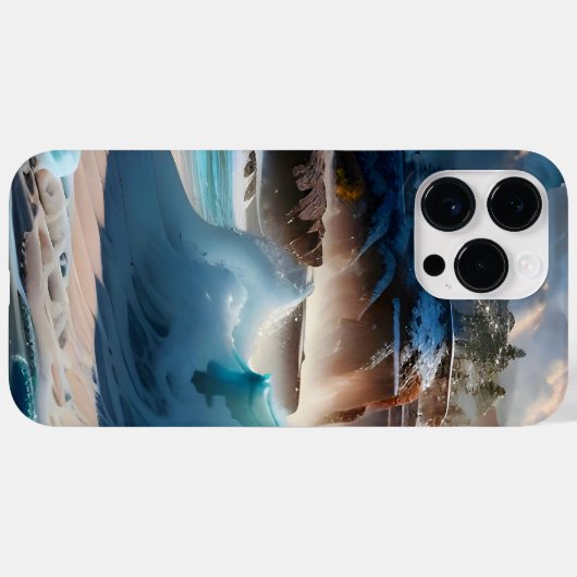 Coques Case-Mate iPhone Plage Front Ocean Waves Paysage 1 (Verso (horizontal))
