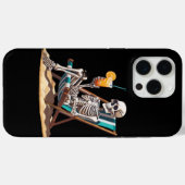 Coques Case-Mate iPhone Plage Lounge Squelette Halloween (Verso (horizontal))