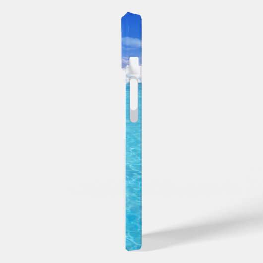 Coques Case-Mate iPhone Plage moderne Blue Turtle (Verso / Gauche)