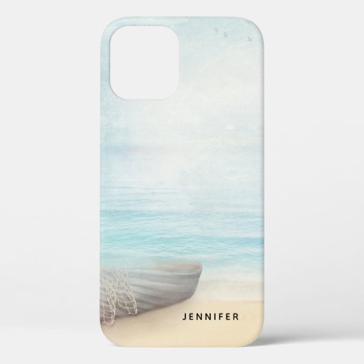 Coques Case-Mate iPhone Plage nautique avec Rowboat & Fishing Net (Verso)