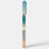 Coques Case-Mate iPhone Plage personnalisée Photo Ocean Blue (Verso / Droite)