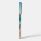 Coques Case-Mate iPhone Plage personnalisée Photo Ocean Blue (Verso / Droite)