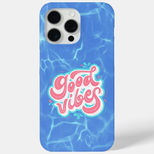 Coques Case-Mate iPhone Plage/piscine Good Vibes (Verso)