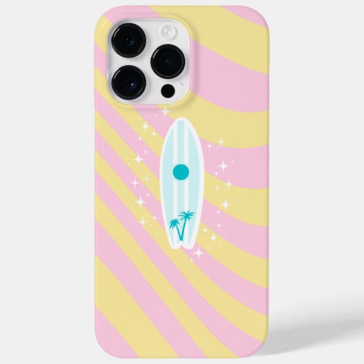 Coques Case-Mate iPhone Plage, Plage Art, Vibes tropicales, Preppy (Verso)