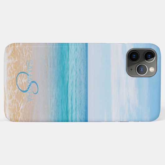 Coques Case-Mate iPhone Plage tropicale (Dos (Horizontal))