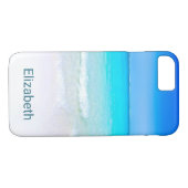 Coques Case-Mate iPhone Plage tropicale avec mer turquoise (Dos (Horizontal))