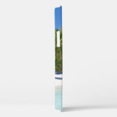 Coques Case-Mate iPhone Plage tropicale avec palmiers Monogrammé (Verso / Droite)