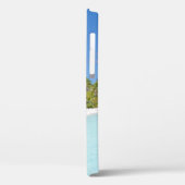 Coques Case-Mate iPhone Plage tropicale avec palmiers Monogrammé (Verso / Gauche)