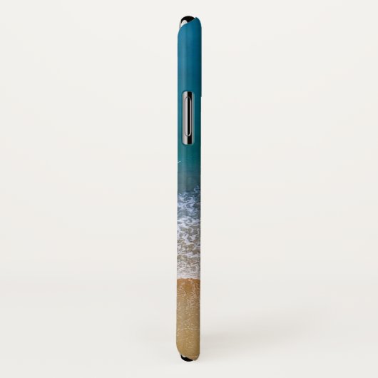 Coques Case-Mate iPhone Plage tropicale Blue Ocean Sand Waves Nom (Dos/Droite)