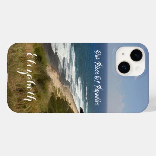 Coques Case-Mate iPhone Plage tropicale de la mer (Verso (horizontal))