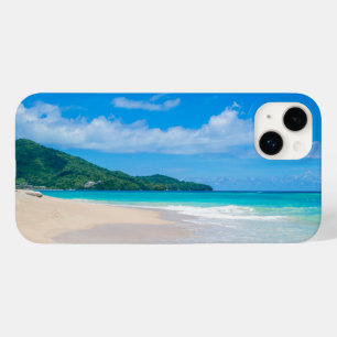 Coques Pour iPhone Plage tropicale, Eau Turquoise, Ciel Bleu