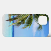 Coques Case-Mate iPhone Plage tropicale Eau Turquoise Ciel bleu (Verso (horizontal))