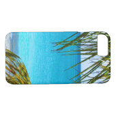 Coques Case-Mate iPhone Plage tropicale encadrée de palmiers (Dos (Horizontal))