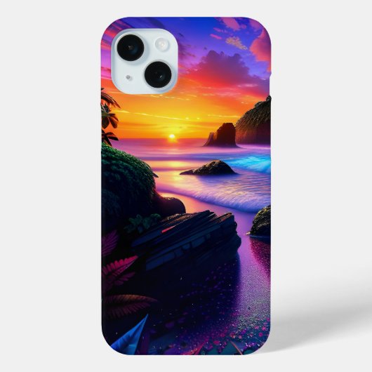 Coques Case-Mate iPhone Plage tropicale fantastique 1 (Verso)