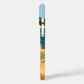 Coques Case-Mate iPhone Plage vintage Côte d'Azur (Verso / Gauche)