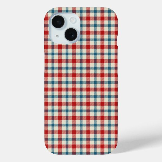 Coques Case-Mate iPhone Plaid à la mode (Verso)