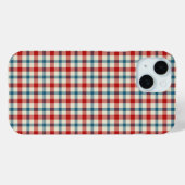 Coques Case-Mate iPhone Plaid à la mode (Verso (horizontal))