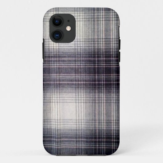 Coques Case-Mate iPhone Plaid bleu (Dos)