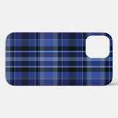 Coques Case-Mate iPhone Plaid bleu marine (Verso (horizontal))