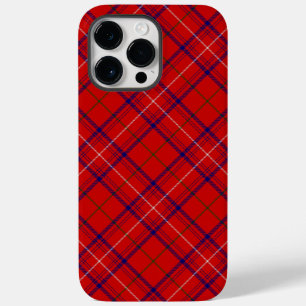 Coque Pour Pour iPhone 14 Pro Max plaid bleu rose tartan
