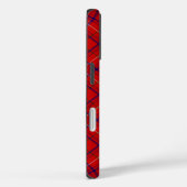 Coques Case-Mate iPhone plaid bleu rose tartan (Verso / Droite)